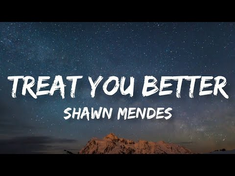 treat You Better shawn Mendes lyrics video