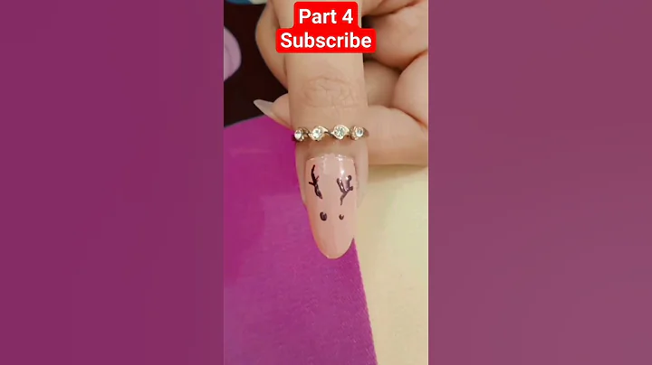 NAIL ART CHRISTMAS DEAR p4 #shorts #shortsfeed #nailart #naildesigns #christmas #explore #diy #fyp