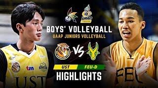 UST VS. FEU-D Full Game Highlights | UAAP Season 88 Boys' Volleyball | Juniors Division
