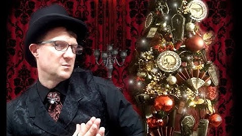 Goth Christmas: Making of A Victorian Goth Christmas Tree