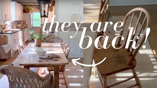 COTTAGE Home Tour + New (Old) Dining Room Chairs & Other Vintage Finds