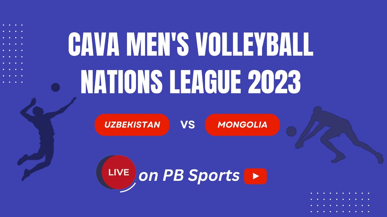 Volleyball LIVE 🏐 Uzbekistan vs Mongolia; CAVA Mens Nations League 2023