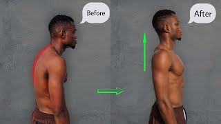 The PERFECT 7 Minute Daily Posture Routine to Grow Taller ( FIX IT)