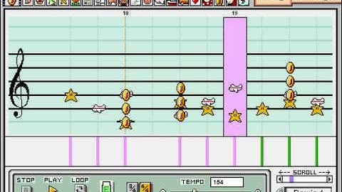 Mario Paint Composer: Yoshi