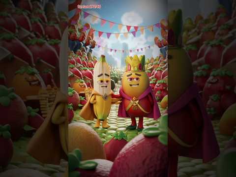 Battle of the Fruit Kingdom🍋🌹💕 #shortvideo #youtubeshorts #friendsstory #animation #friendship
