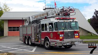 Surrey Fire Service - Quint 17 & BCAS Responding