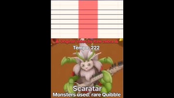 scaratar (video credits:Raw zebra) - Archaic dunes - MSM composer tutorial #mysingingmonsters #fyp
