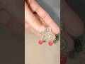 Diy Kundan earrings ✨😍|| how to make easy earrings|| #shorts #ytshorts #trending #handmade #creative