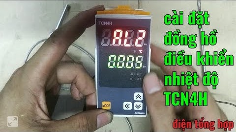 #đồnghồnhiệtđộ, hướng dẫn cài đặt đồng hồ nhiệt độ TCN4H