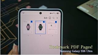 How to Bookmark PDF Pages in Samsung Notes (Galaxy S26 Ultra)