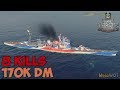 World of WarShips | Atago | 8 KILLS | 170K Damage - Replay Gameplay 1080p 60 fps