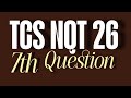 Tcs NQT 26 april 1st asked question Explanation #tcs #tcsnextstep #tcsnqt2026 #javaprogramming #java