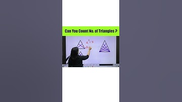 Can You Find Number of Triangles?🤔 | CBSE Class 7 #shorts #ytshorts #challenge #triangles