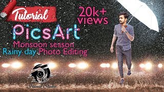 PicsArt Monsoon season | Rainy day Photo Editing Tutorial in picsart |by Focalhelp screenshot 3