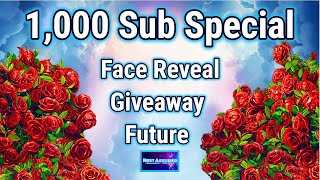 1,000 Subscriber Giveaway, Face Reveal, And Future Plans. Thank You!!!