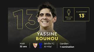 Ballon d'Or 2023 - Le classement de la 15e à la 11e place