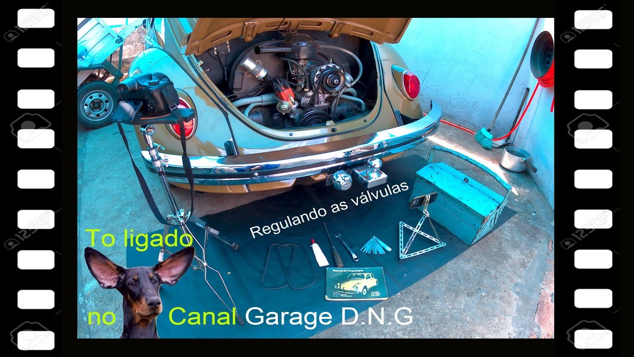 Regulagem de válvulas do fusquinha na Garage D.N.G