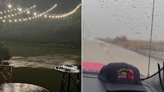 Tropical Storm Hilary: Bay Area first responders help SoCal, newlyweds pivot indoors