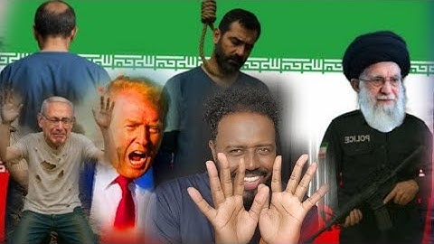 IIRAAN O RUNTA USHEEGTAY TRUMP IYO ISR JAAJUUSIINTIINA WA LAGA TAQALUSAY ALX