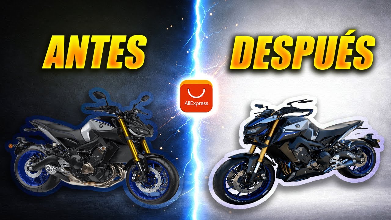 Modifiqué mi MT-09 usando SOLO accesorios de AliExpress😱