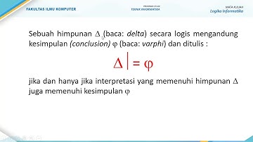 Logika Informatika - Pertemuan 5