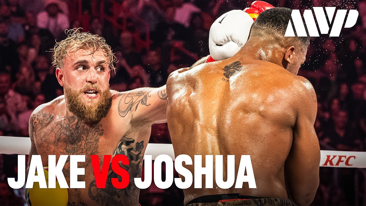 Джошуа останавливает Джейка в 6-м раунде - Джейк Пол против Энтони Джошуа | MVP