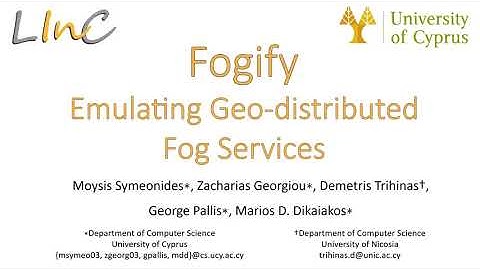 Fogify: A Fog Computing Emulation Framework
