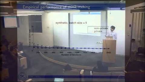 Differential Privacy and Stochastic Gradient Descent
