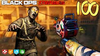 BLACK OPS 1 ZOMBIES - "VERRUCKT" ROUND 100 SOLO! ROUND 100 ON ALL BO1 CLASSIC MAPS CHALLENGE!