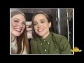 Freeheld Interview: Julianne Moore & Ellen Page Take A Selfie