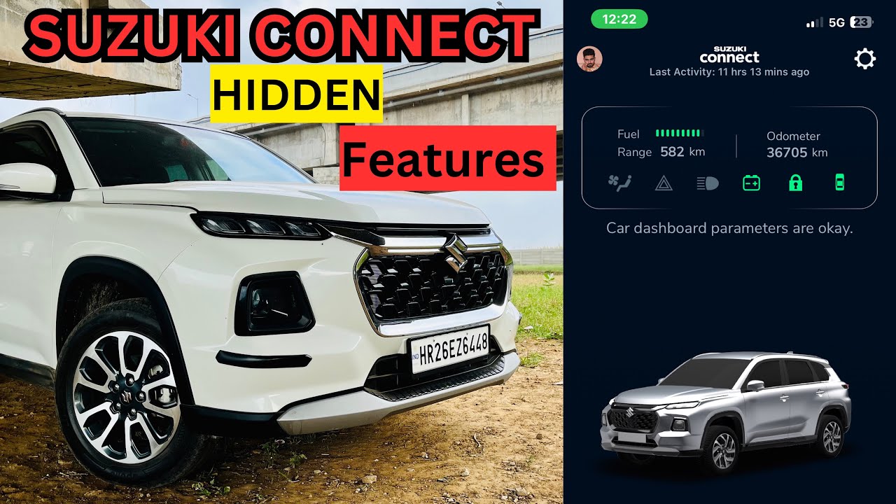Suzuki Connect App 2024 Latest Features Explained|Suzuki Connect App Deeply Explained in GrandVitara