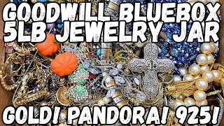 Celebrity GOLD! PANDORA! 925 SILVER! ❤️ Goodwill BlueBox 5lb Jewelry Jar Unboxing #jewelryunboxing #jewelryjar Profile