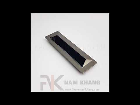 Video Tay nắm âm tủ màu đen NK176-D (Màu Đen Mờ, 2 vít cách... - youtube