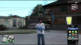 GTA San Andrea's GTA V HUD MOD by DK22Pac