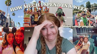 how much I spend in a week on the disney college program | how much does the dcp cost?