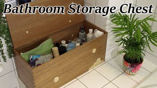 The Bubble Chest - bathroom storage chest