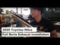 Full Exhaust Install Toyota Hiace Grandia 2020