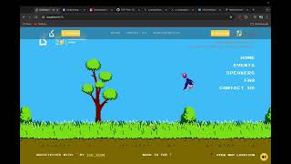 Duck Hunt Footer | Codeutsava 8.0 | HTML | CSS | JS