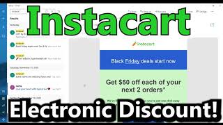 Instacart app $100 off Discount on Electronics! Black Friday Holiday Sale!  Rakuten Ibotta Free EBT