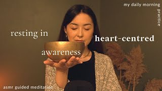 ASMR Meditation | Resting in Heart Centered Awareness (relaxation, hypnosis, meditation for anxiety) screenshot 5