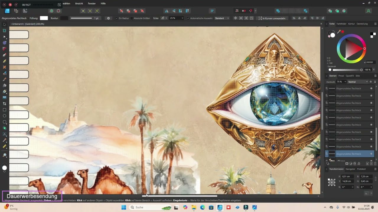 Die Seherinnen - Klappkarte