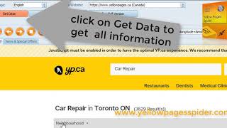 Collect data from yellow pages in 2020 ...