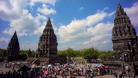 Prambanan Temple in Yogyakarta, Java, Indonesia