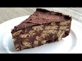 No Bake Chocolate Biscuit Cake 4 Ingredients | Noko&#39;s Kitchen