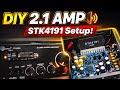 “Powerful DIY 2.1 Amplifier Using STK4191 🔊 | Perfect Board Positioning (Part 2)”#dj #amplifier