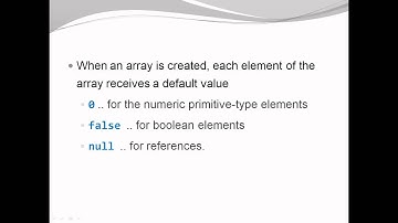 Java Basics - Arrays Introduction Part2