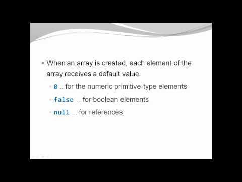 Java Basics - Arrays Introduction Part2