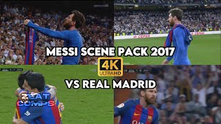 Lionel Messi 4K Free Clips -Clips For Edit- No Watermark-4K Scene Pack Vs Real Madrid