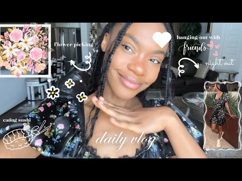 come spend the weekend with me! Strawberry  Picking(almost) friends hangout| Everything Christina 🍓🍓