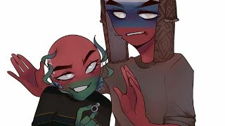 Подборка шипа Россия и Беларусь Countryhumans